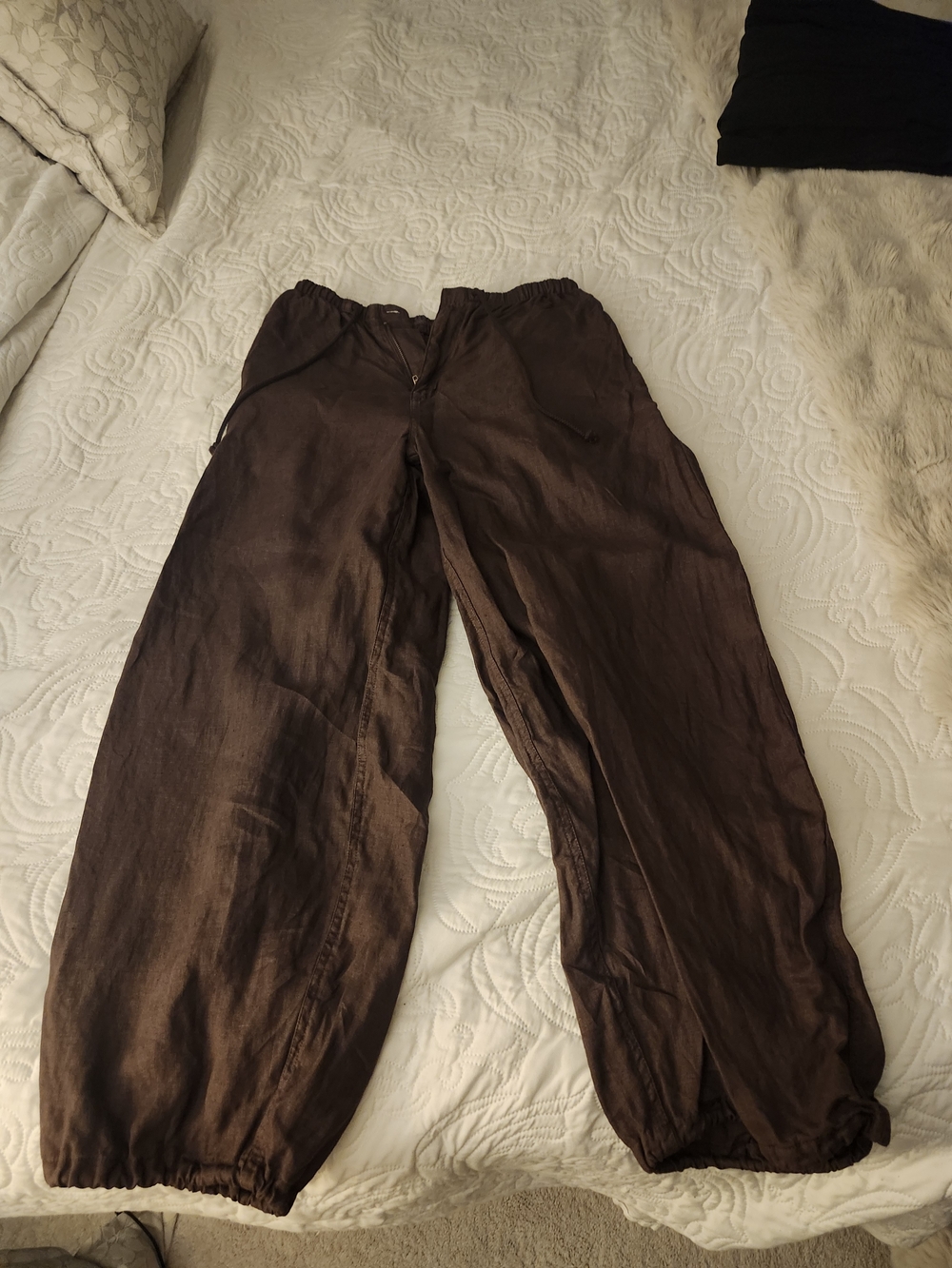 Aritzia TNA Linen Balloon Pant